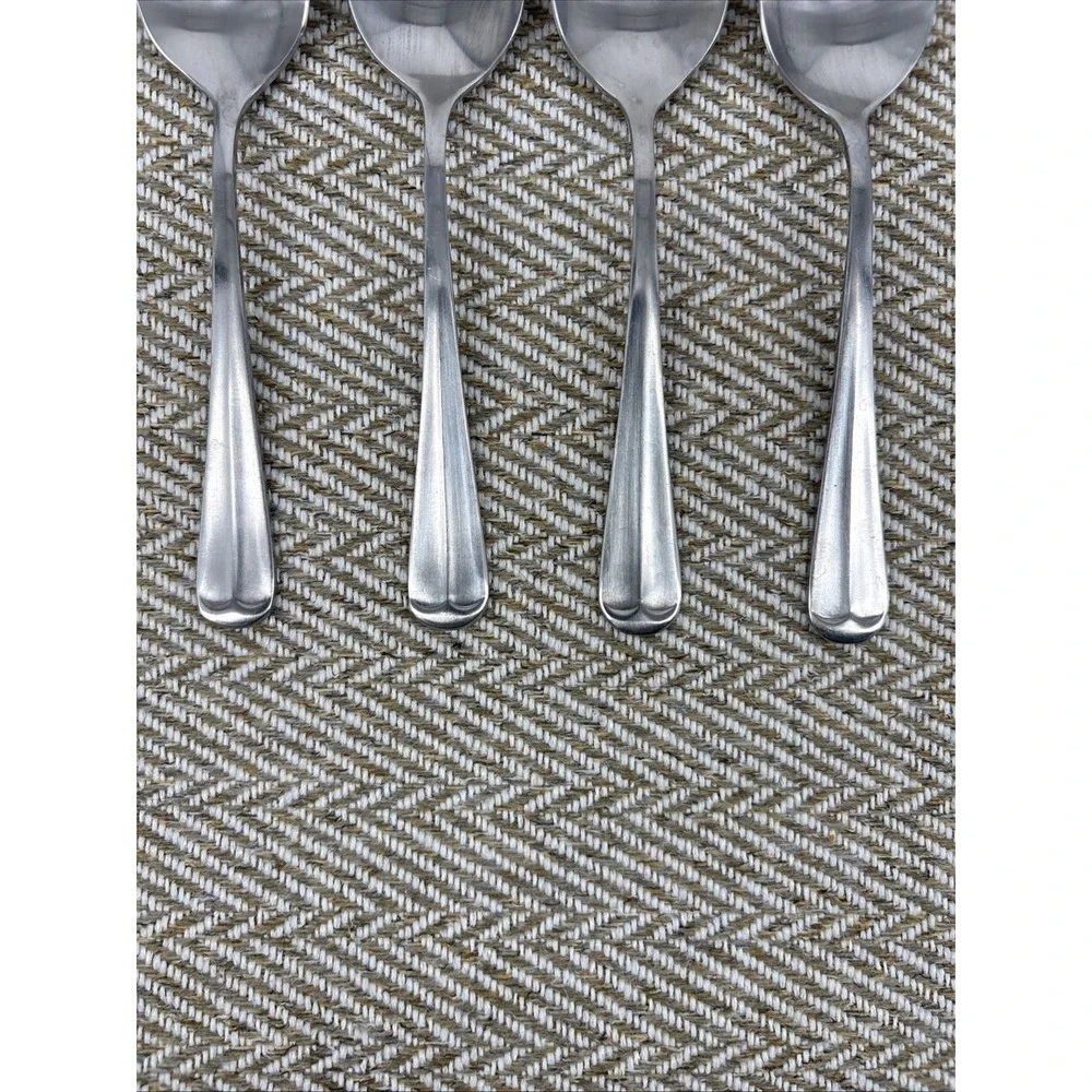 Rogers Silver Liberty Bell (e) Teaspoon Set of 4 Stainless Korea